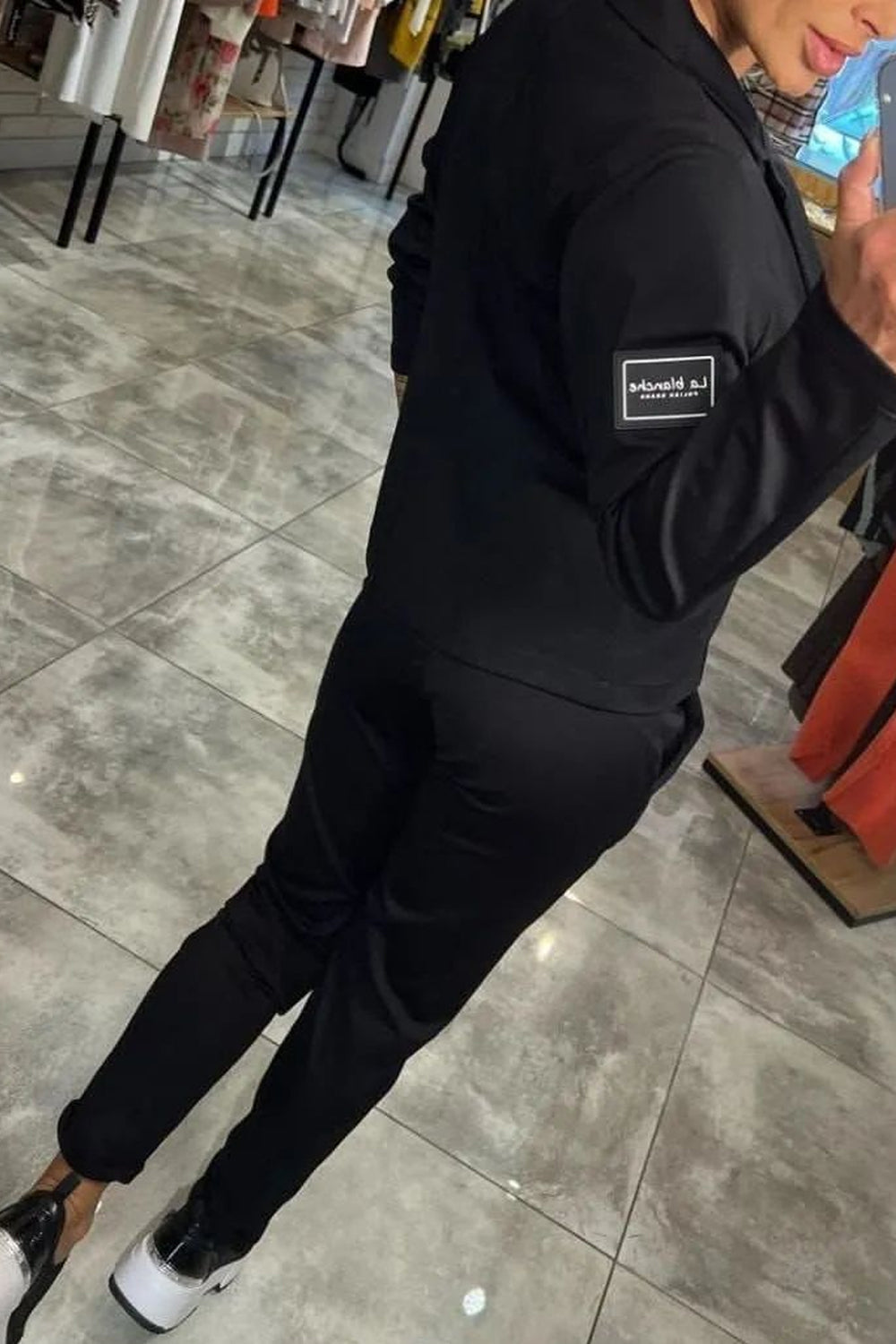 Long-Sleeve One-Button Set