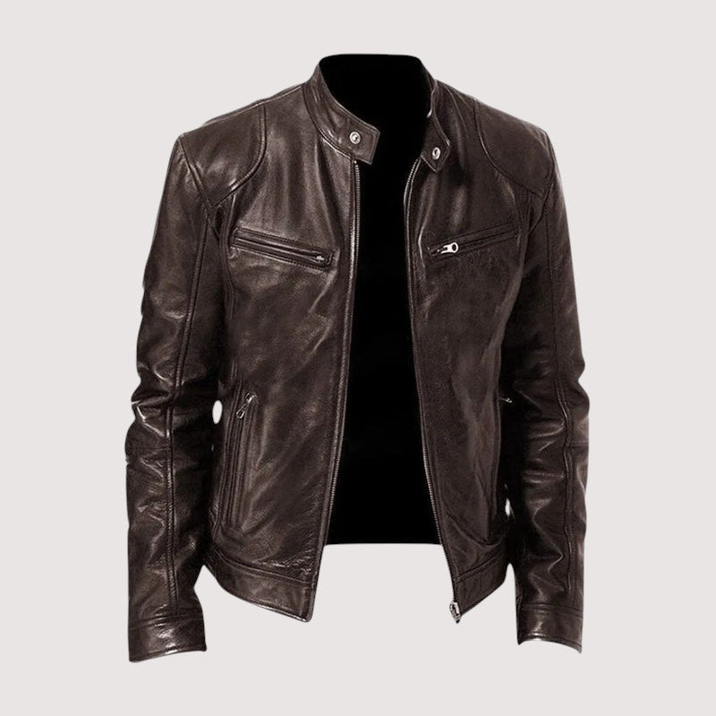 Fitted Panelled Zip-Up Jacket with Pockets