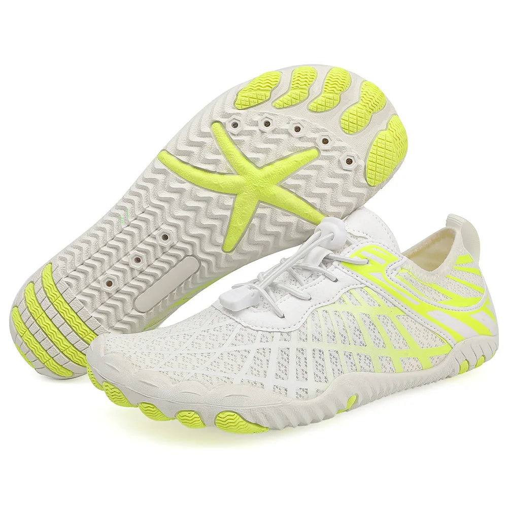 Aqua shoes with a flexible, non-slip sole