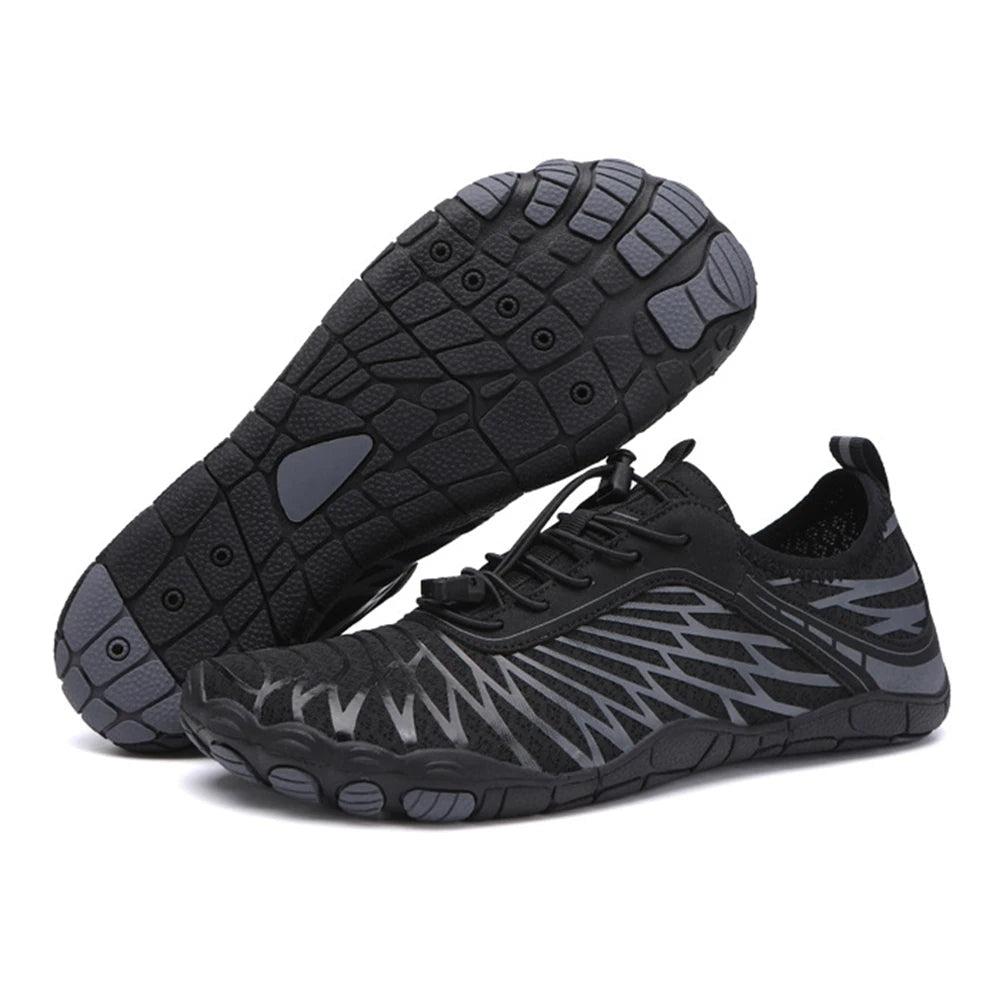 Aqua shoes with a flexible, non-slip sole
