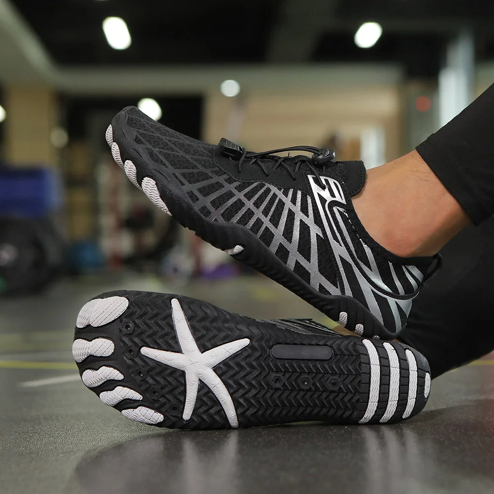 Aqua shoes with a flexible, non-slip sole
