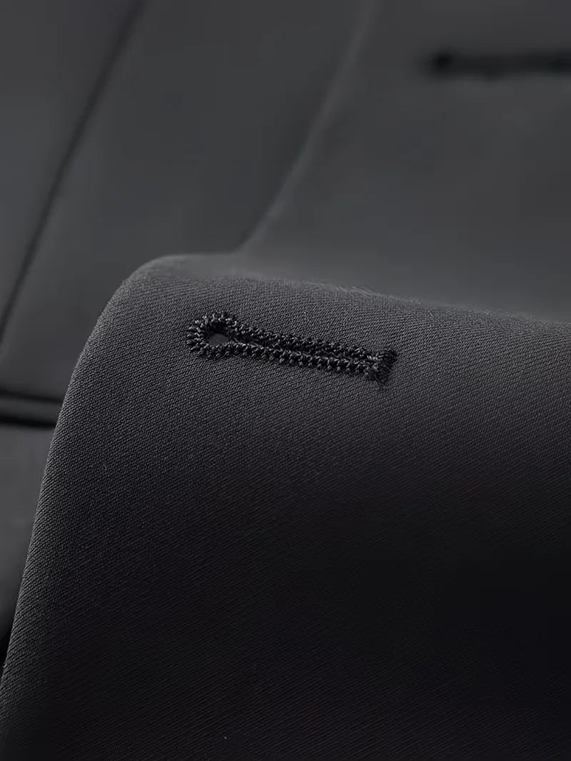 Trzyczęściowy Garnitur Slim Fit z Kamizelką Dwurzędową dla Mężczyzn