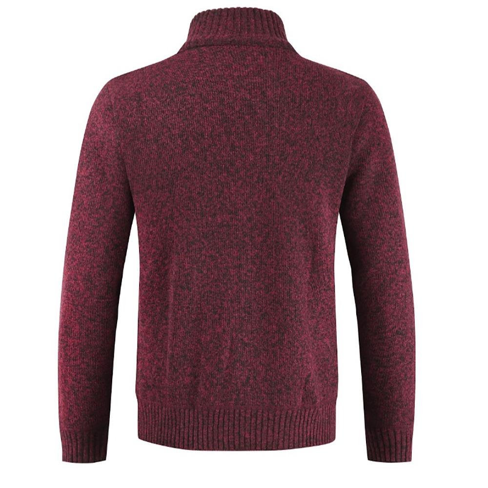 Textured collared zip-up jacket with pockets and a ribbed finish