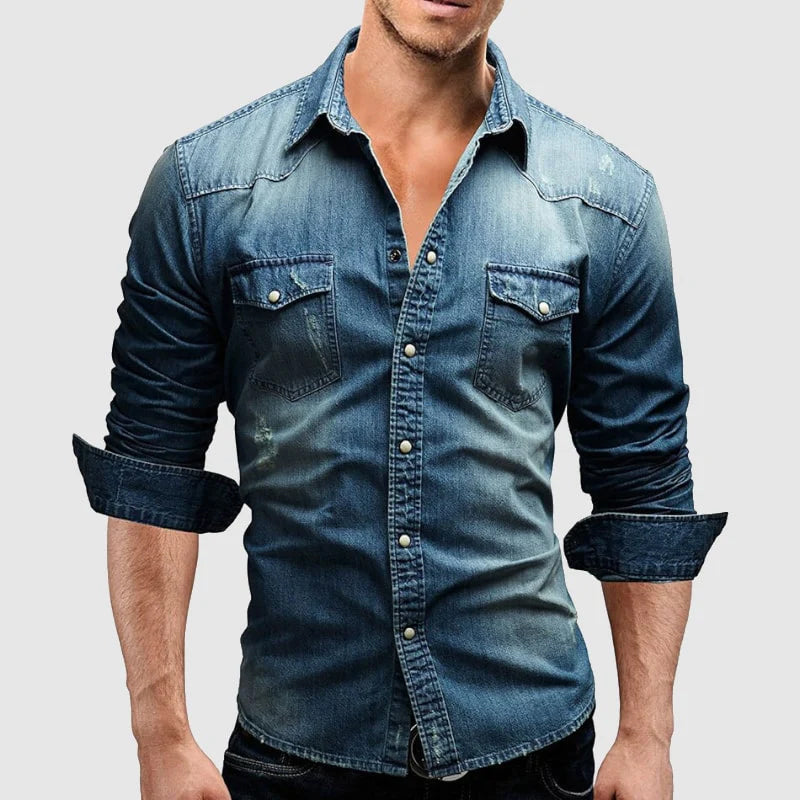 Faded Button-Down Shirt