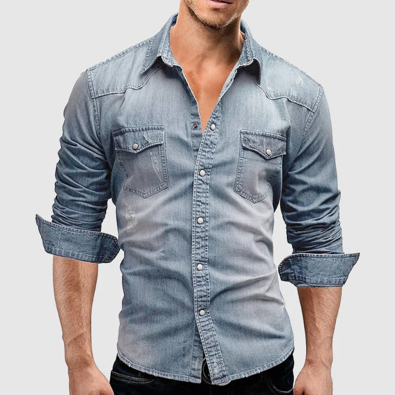 Faded Button-Down Shirt