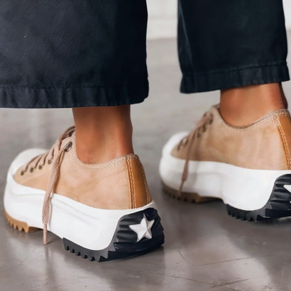 Chunky flatform low-top sneakers