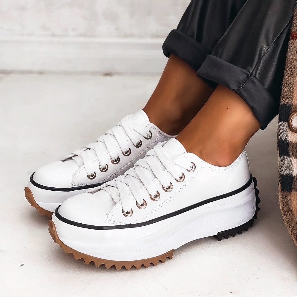 Chunky flatform low-top sneakers