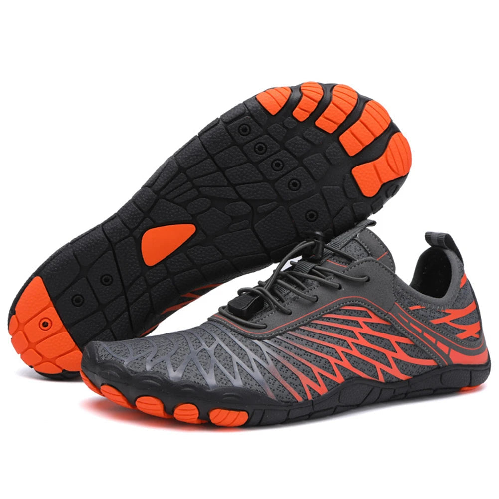 Aqua shoes with a flexible, non-slip sole