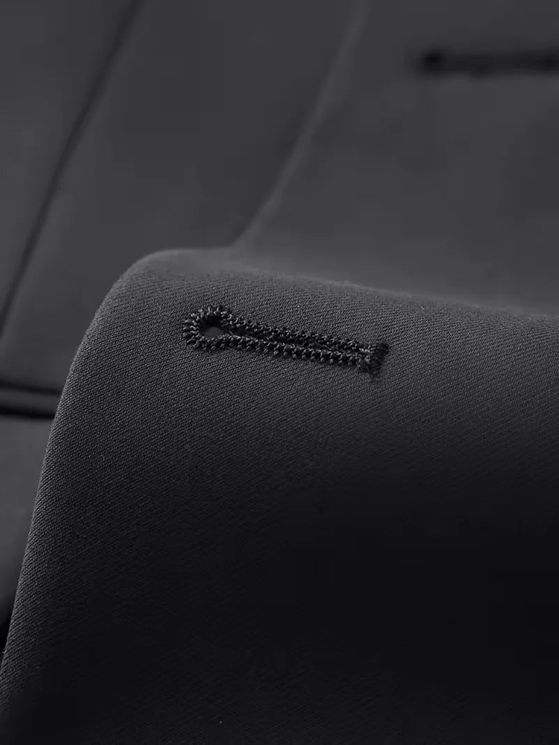 Trzyczęściowy Garnitur Slim Fit z Kamizelką Dwurzędową dla Mężczyzn