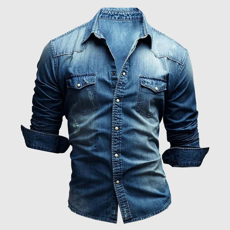 Faded Button-Down Shirt