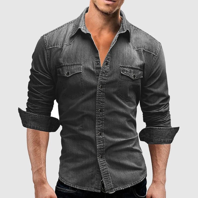 Faded Button-Down Shirt