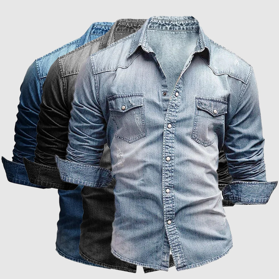 Faded Button-Down Shirt