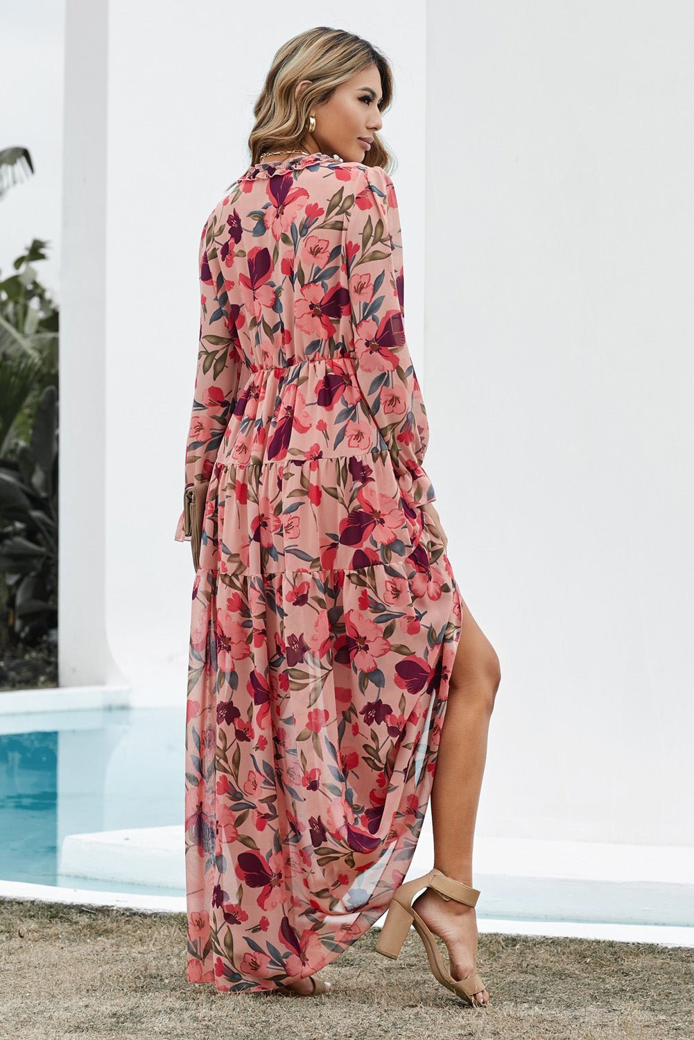 Women's Ruffled Layered Dress